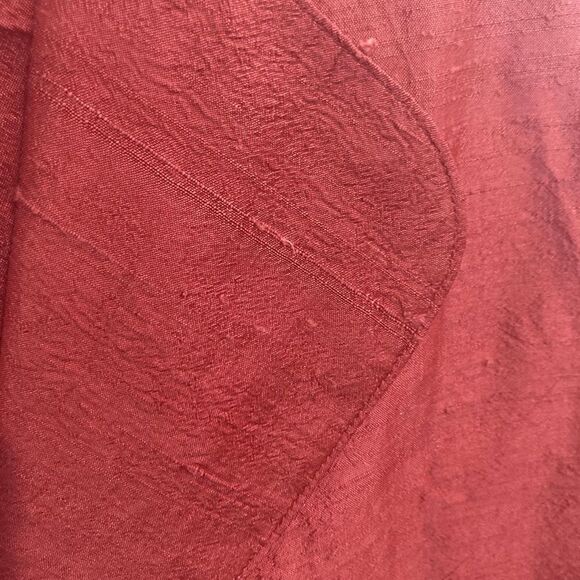 Kathleen Sommers 8 M Coral Pink Silk Blazer Jacket Art to Wear Church Evening - Picture 9 of 9